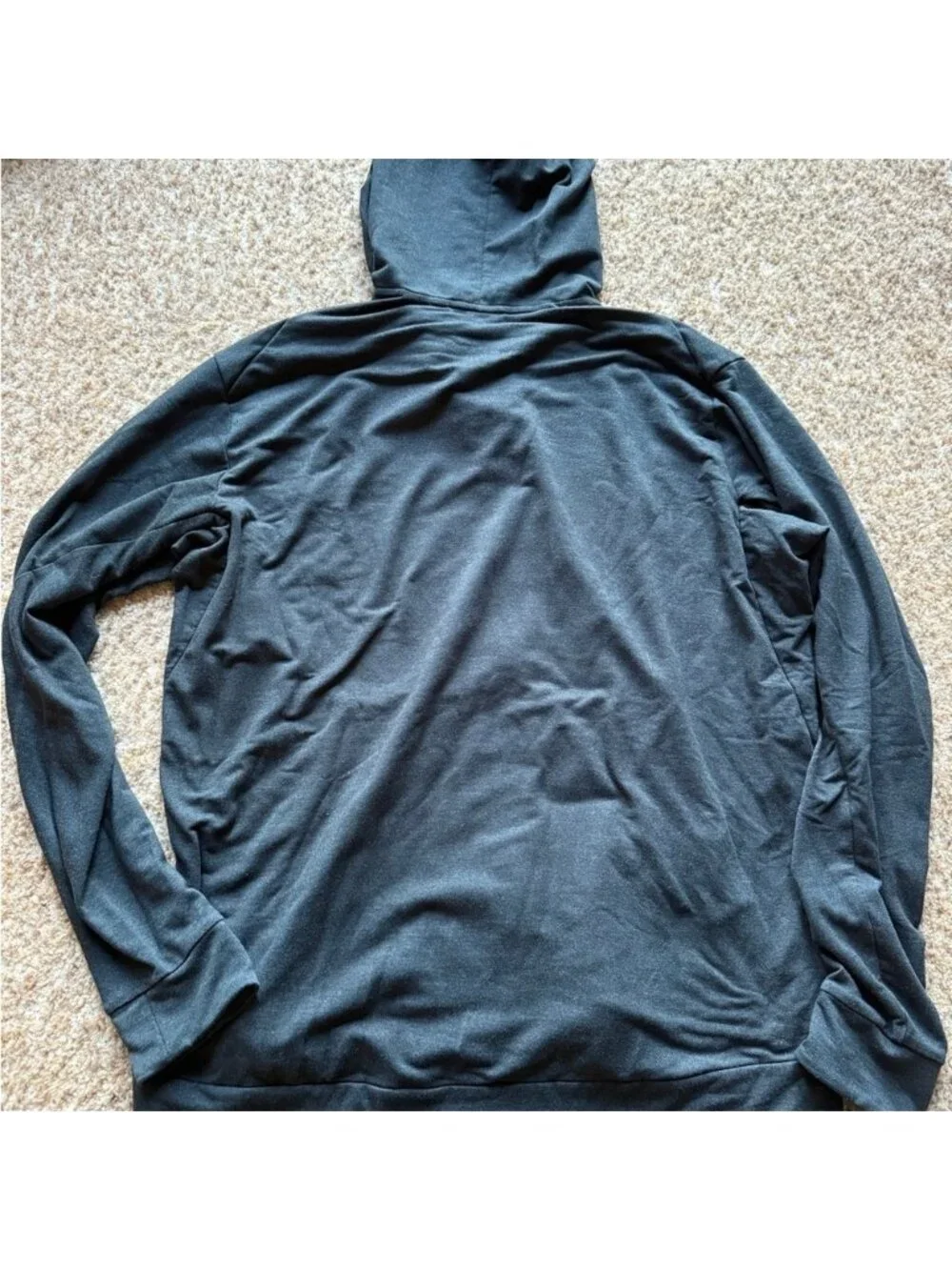 Nike Jacket Mens dark Gray Dri Fit Full Zip Long Sleeve Hoodie Size XL‎